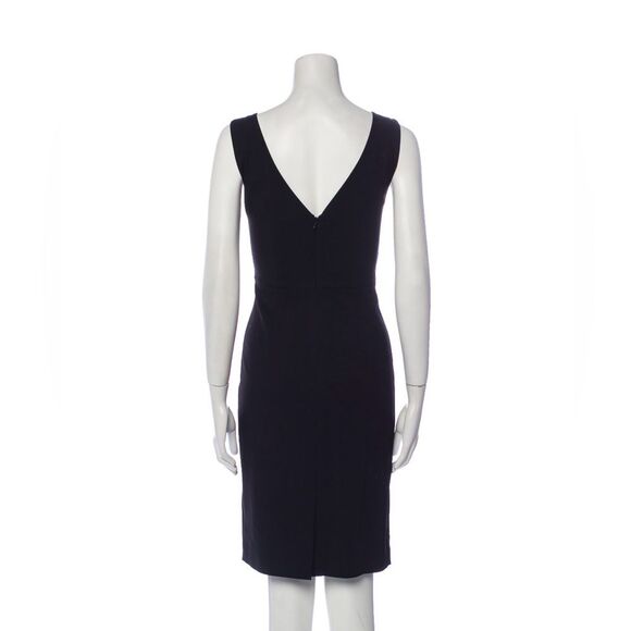 L'Agence For Intermix Embroidered-Mesh Fitted Dress Black Women's Size 2 - Picture 3 of 13